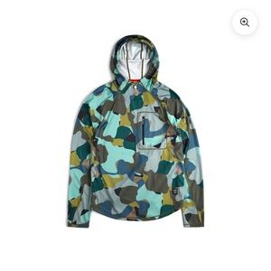 Topo Designs Mens’ River Camo Hoodie in Green Camo size Large NWT